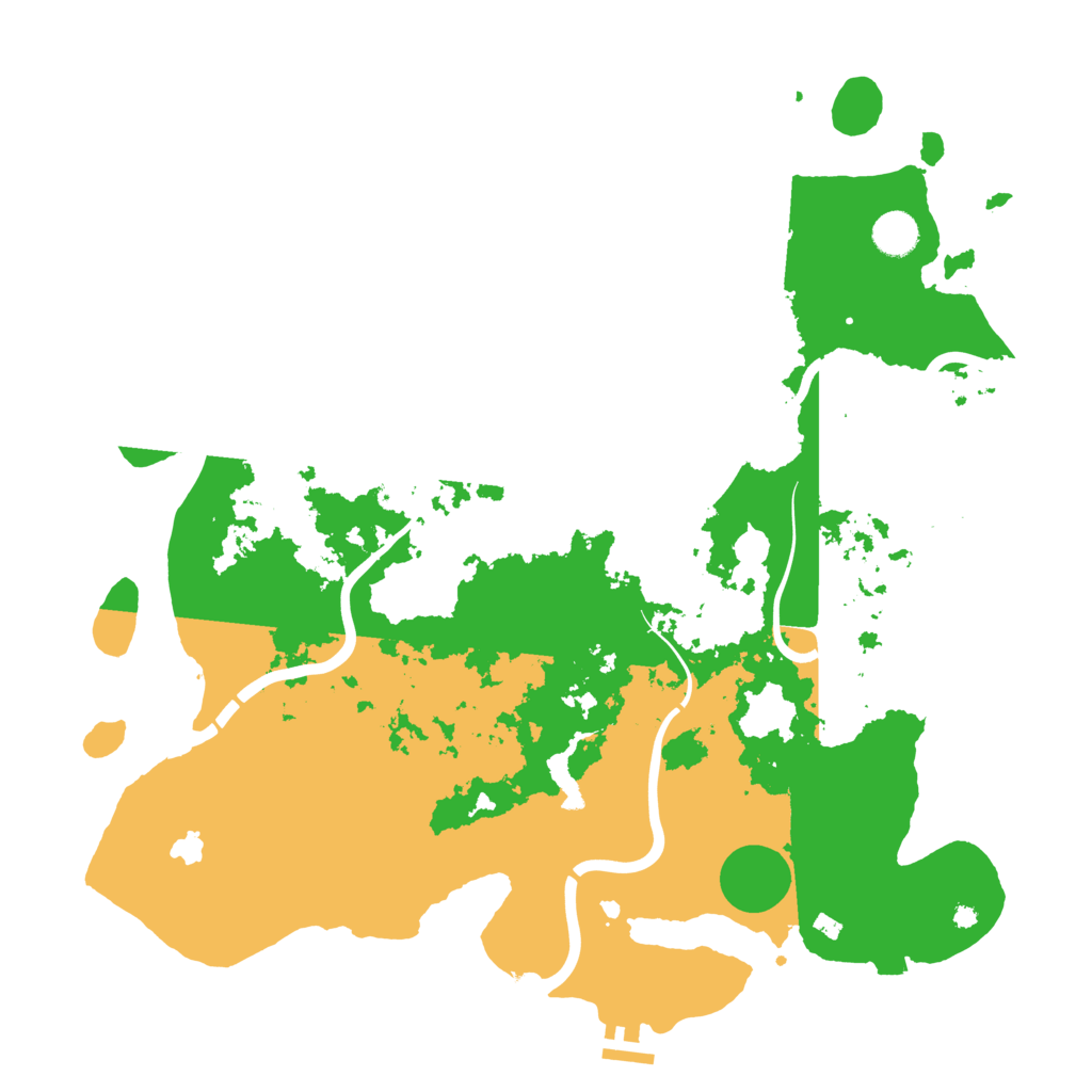Biome Rust Map: Procedural Map, Size: 4250, Seed: 576291550