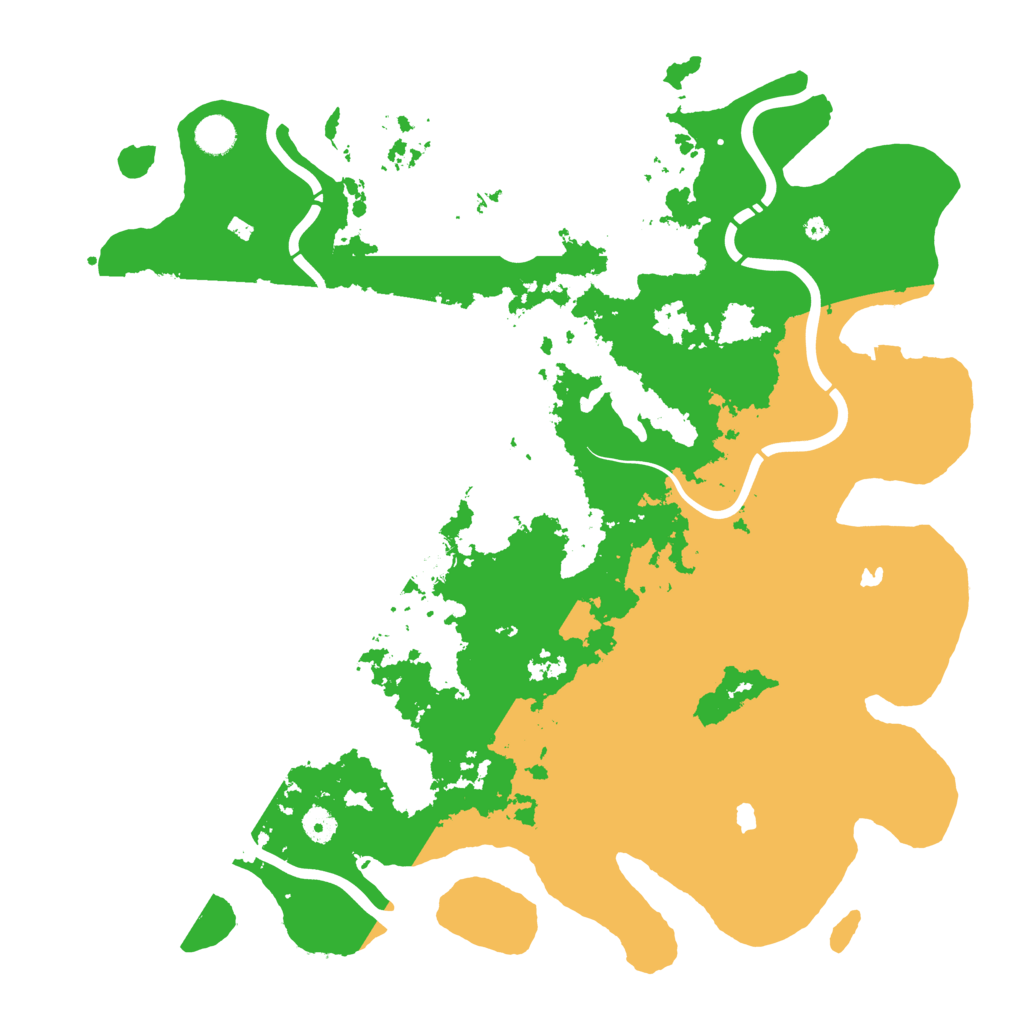 Biome Rust Map: Procedural Map, Size: 4500, Seed: 20251106