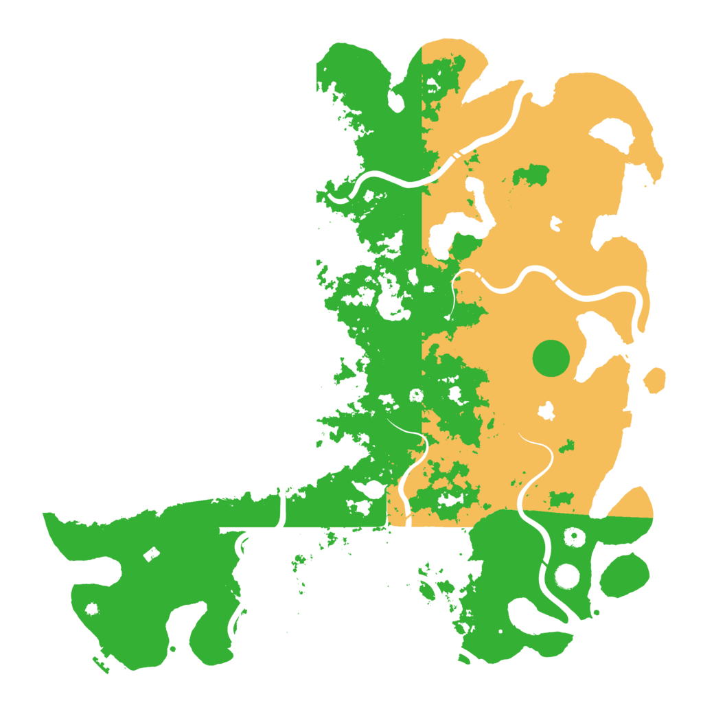 Biome Rust Map: Procedural Map, Size: 5000, Seed: 991662703