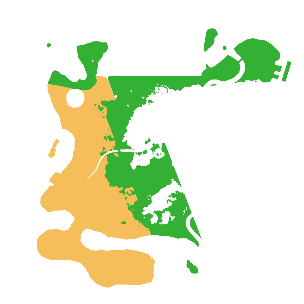 Biome Rust Map: Procedural Map, Size: 3000, Seed: 852059910