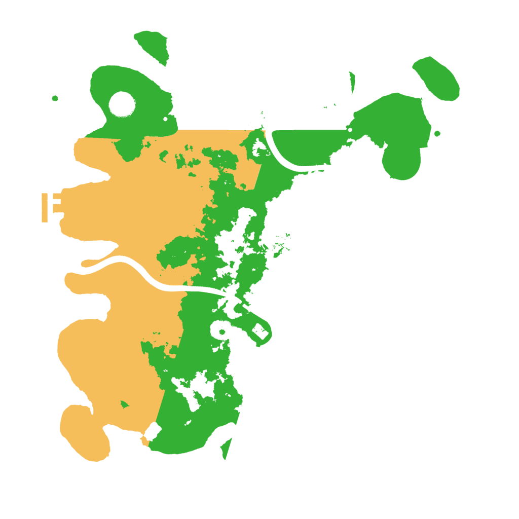 Biome Rust Map: Procedural Map, Size: 3600, Seed: 446676941