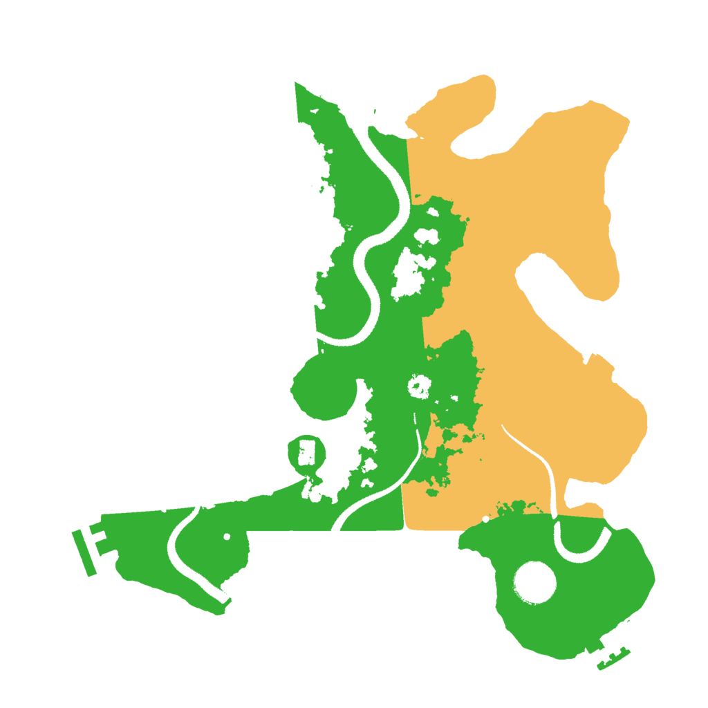 Biome Rust Map: Procedural Map, Size: 3000, Seed: 244772856