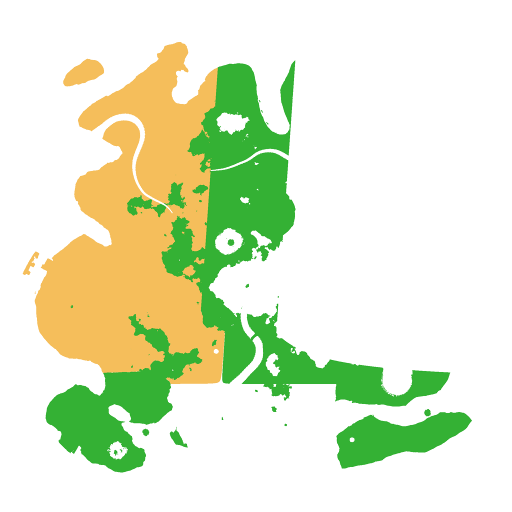 Biome Rust Map: Procedural Map, Size: 2999, Seed: 799216758