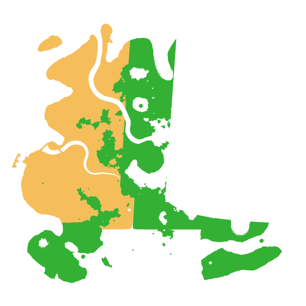 Biome Rust Map: Procedural Map, Size: 2999, Seed: 799216758