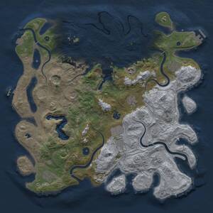 Thumbnail Rust Map: Procedural Map, Size: 4250, Seed: 1112108234, 15 Monuments