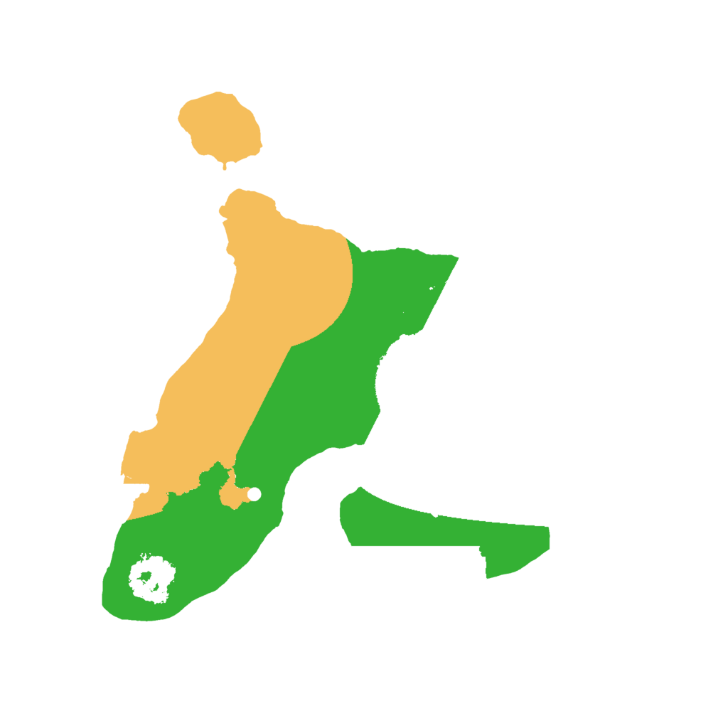 Biome Rust Map: Procedural Map, Size: 1600, Seed: 696969