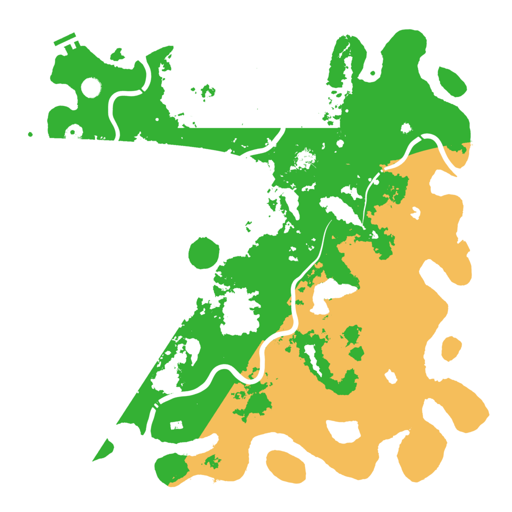 Biome Rust Map: Procedural Map, Size: 4500, Seed: 1370971096