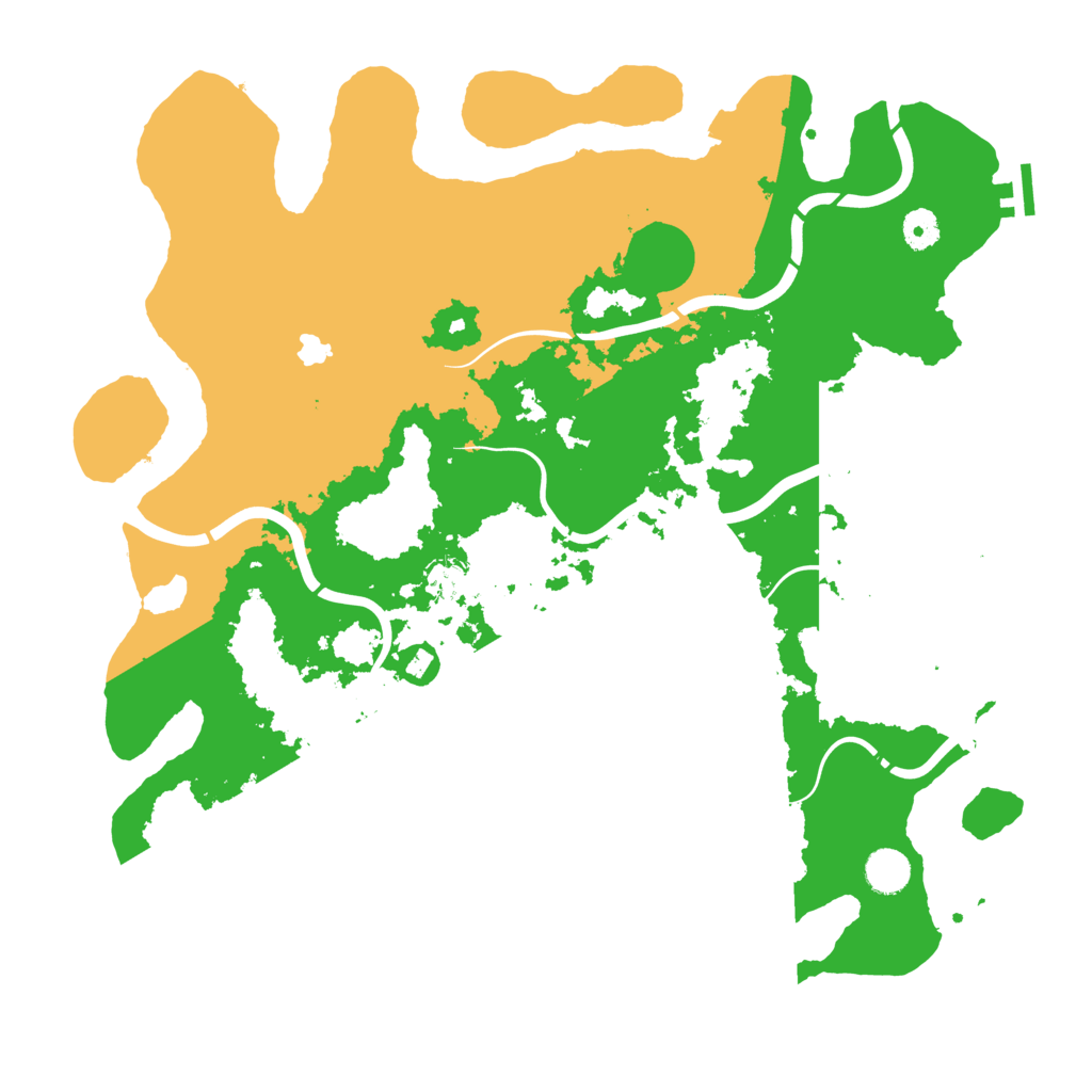 Biome Rust Map: Procedural Map, Size: 4250, Seed: 12344