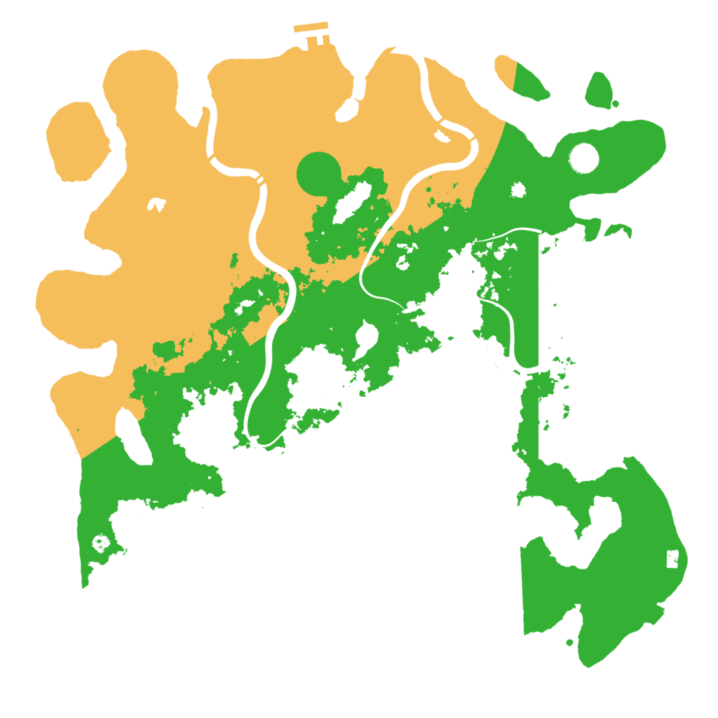 Biome Rust Map: Procedural Map, Size: 4250, Seed: 2112332514