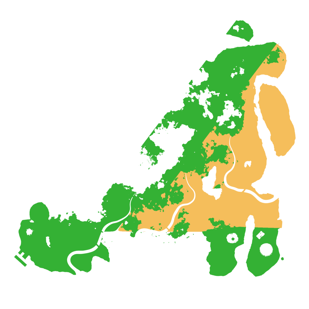 Biome Rust Map: Procedural Map, Size: 4250, Seed: 1764451130