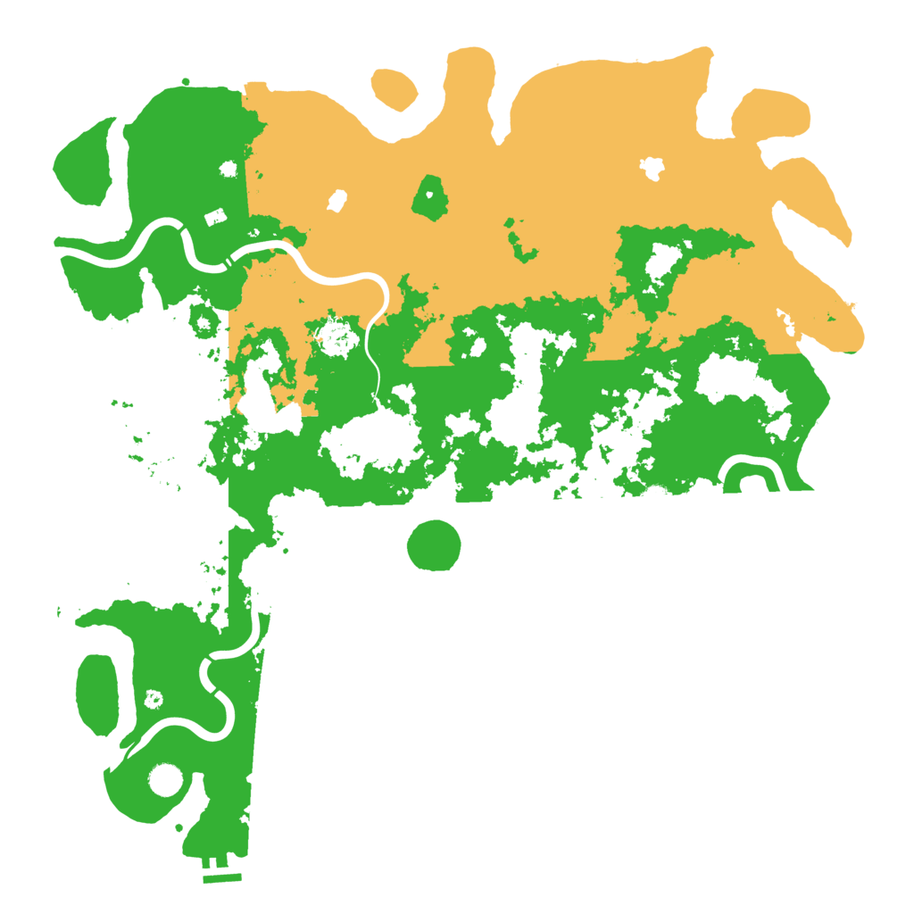 Biome Rust Map: Procedural Map, Size: 4800, Seed: 558776373