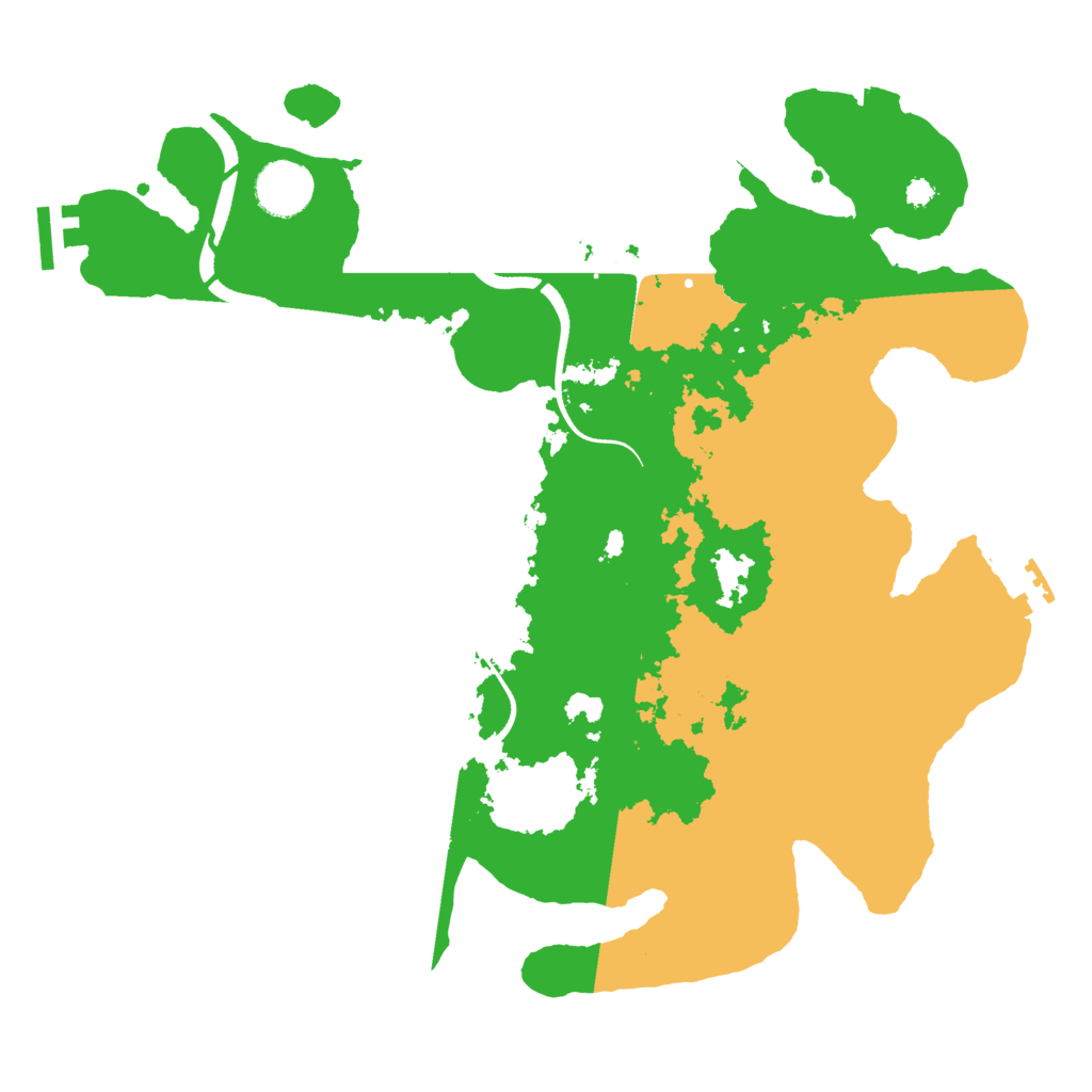 Biome Rust Map: Procedural Map, Size: 3500, Seed: 856733