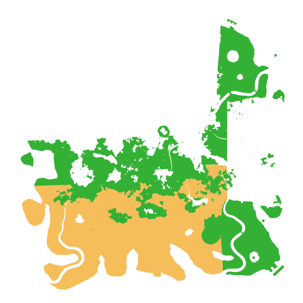 Biome Rust Map: Procedural Map, Size: 4500, Seed: 472230590