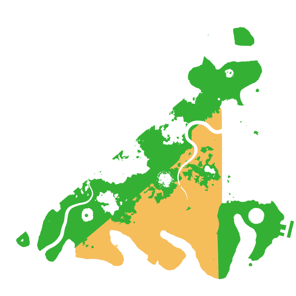 Biome Rust Map: Procedural Map, Size: 3500, Seed: 1466398592