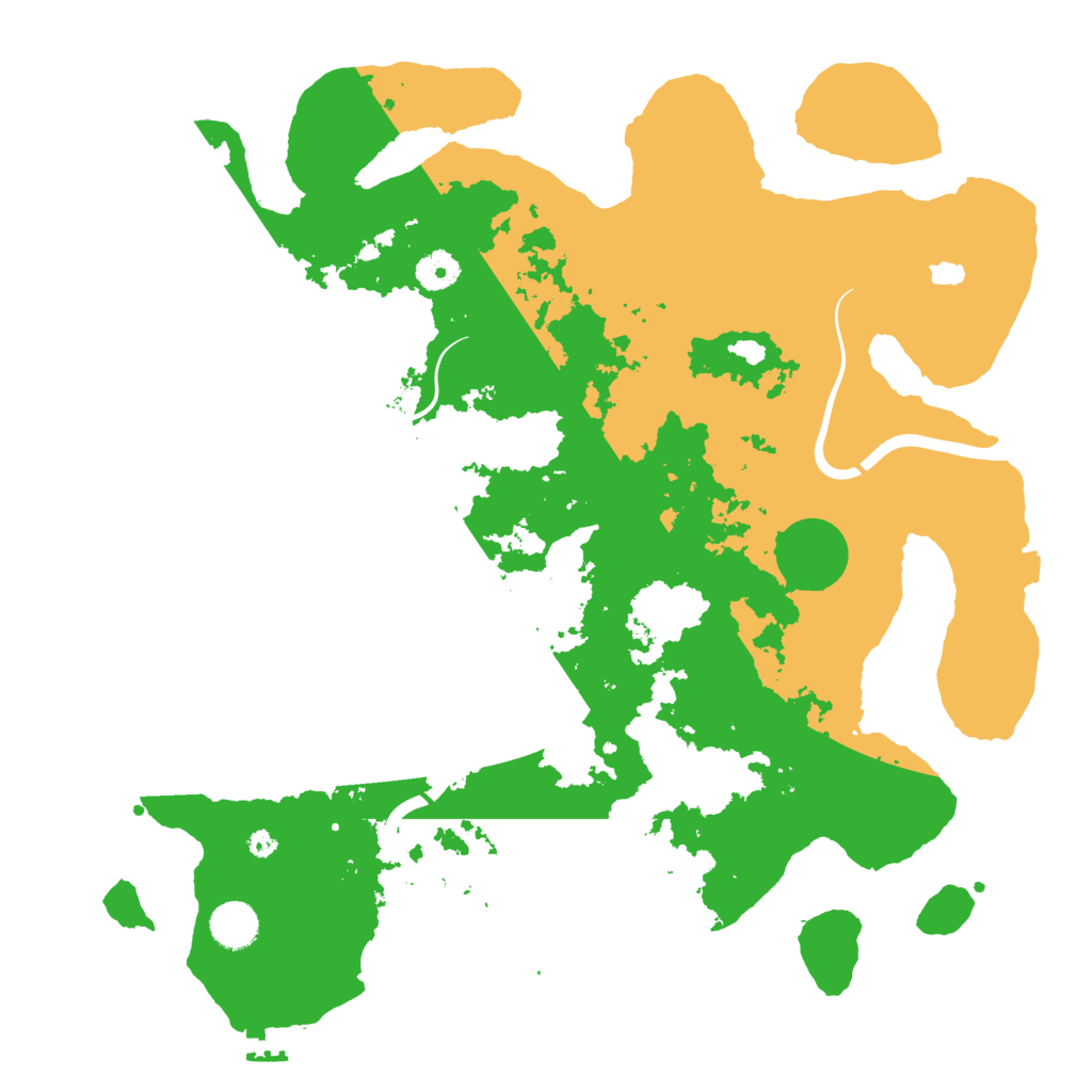 Biome Rust Map: Procedural Map, Size: 4000, Seed: 1664505253