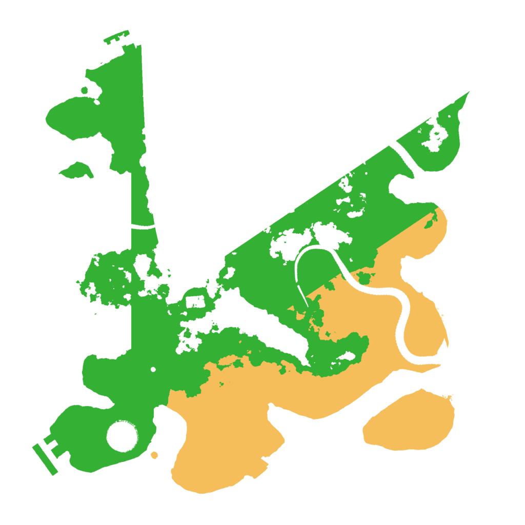 Biome Rust Map: Procedural Map, Size: 3000, Seed: 1791486397