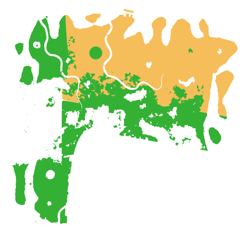 Biome Rust Map: Procedural Map, Size: 5100, Seed: 673504572