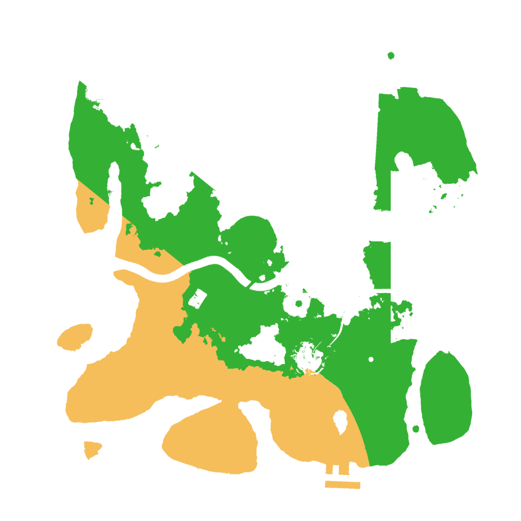 Biome Rust Map: Procedural Map, Size: 3000, Seed: 1874520