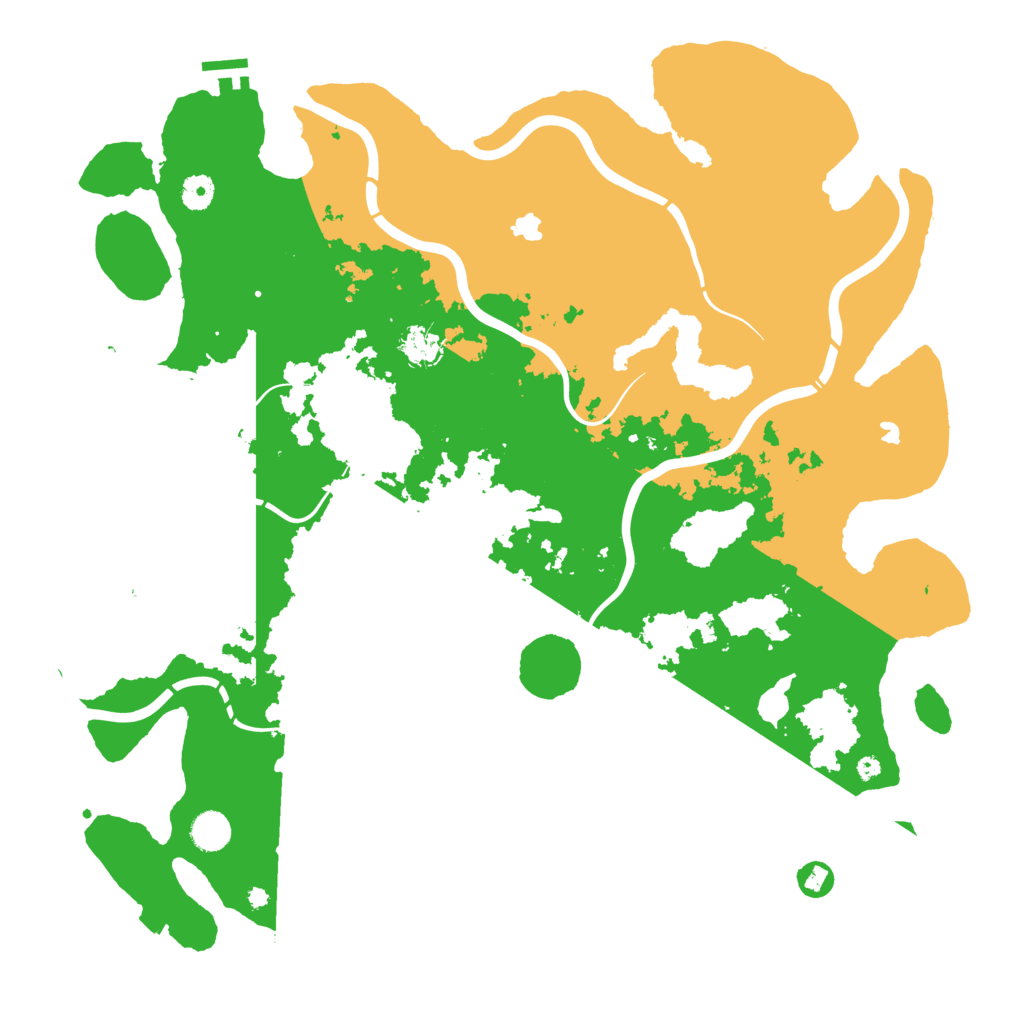 Biome Rust Map: Procedural Map, Size: 4500, Seed: 738552297