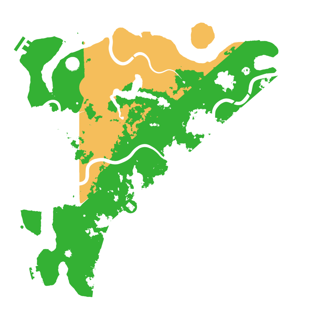 Biome Rust Map: Procedural Map, Size: 4000, Seed: 330150731