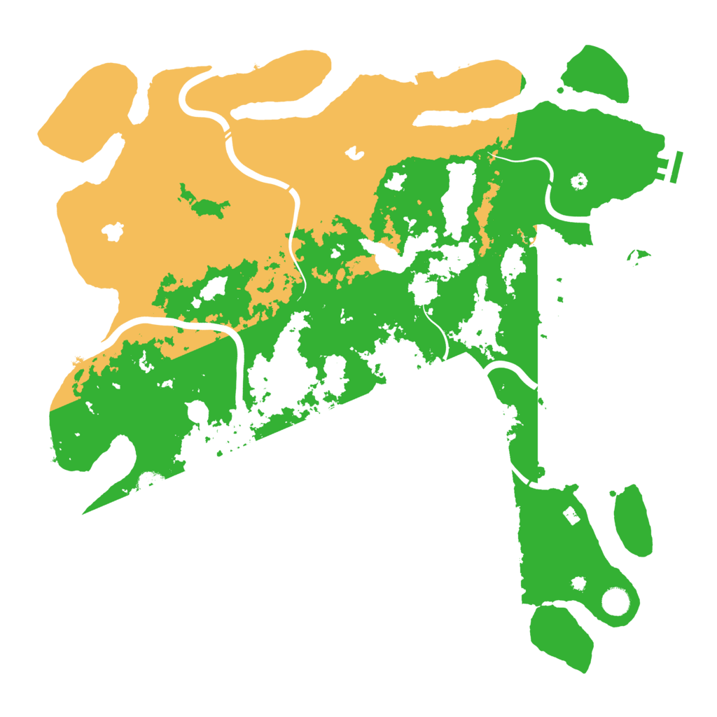 Biome Rust Map: Procedural Map, Size: 4500, Seed: 1055695437
