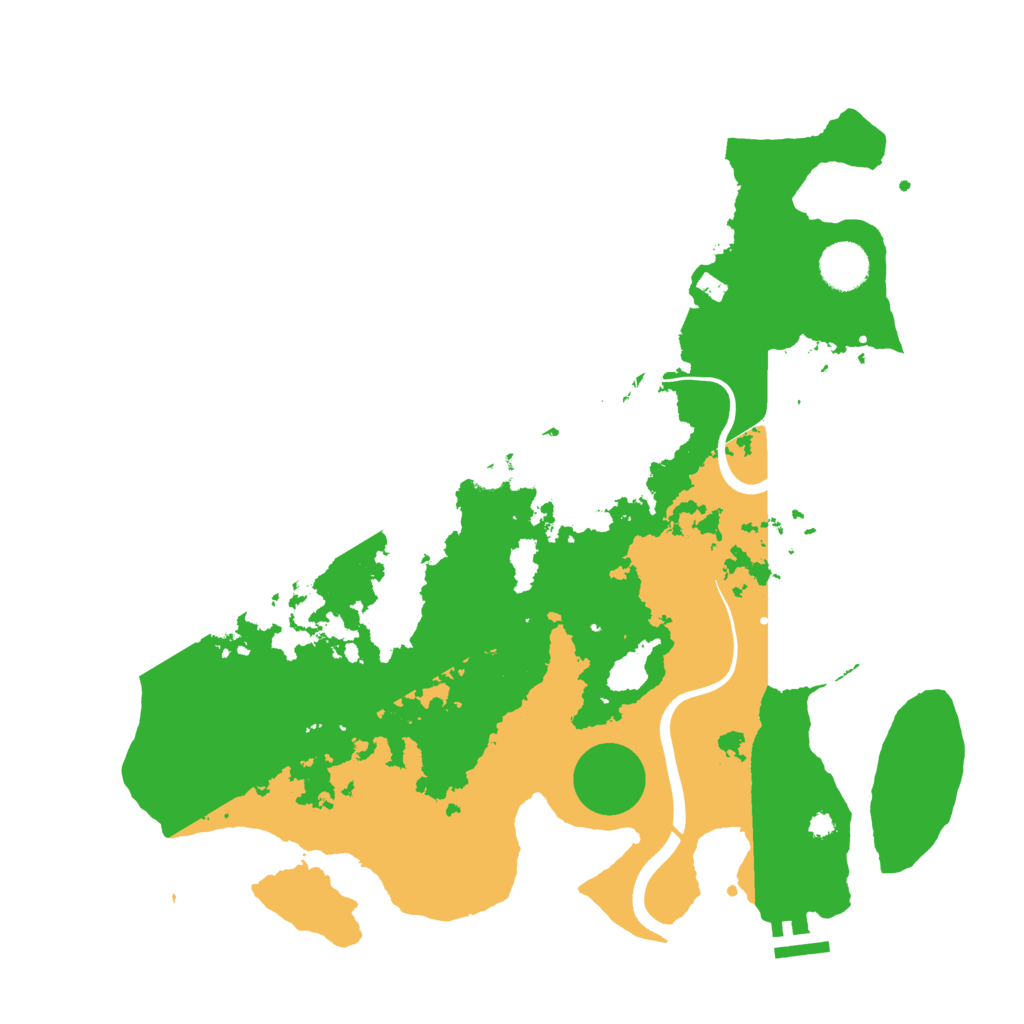 Biome Rust Map: Procedural Map, Size: 3750, Seed: 1664628517