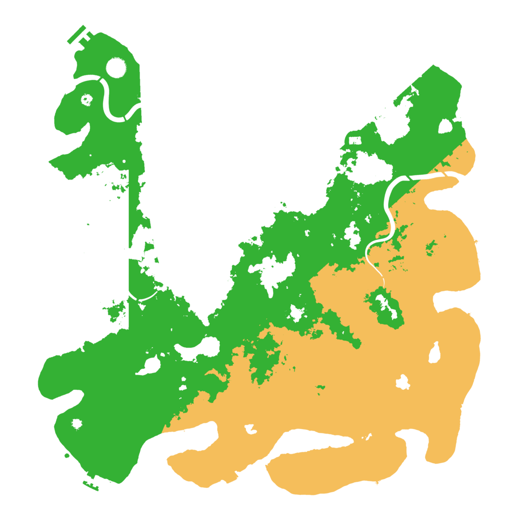 Biome Rust Map: Procedural Map, Size: 4500, Seed: 786276909