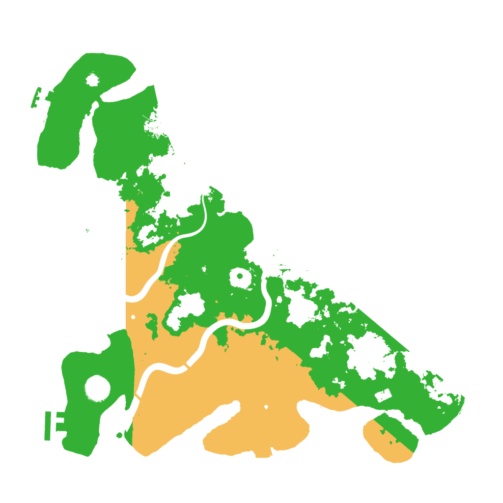 Biome Rust Map: Procedural Map, Size: 3500, Seed: 212854265