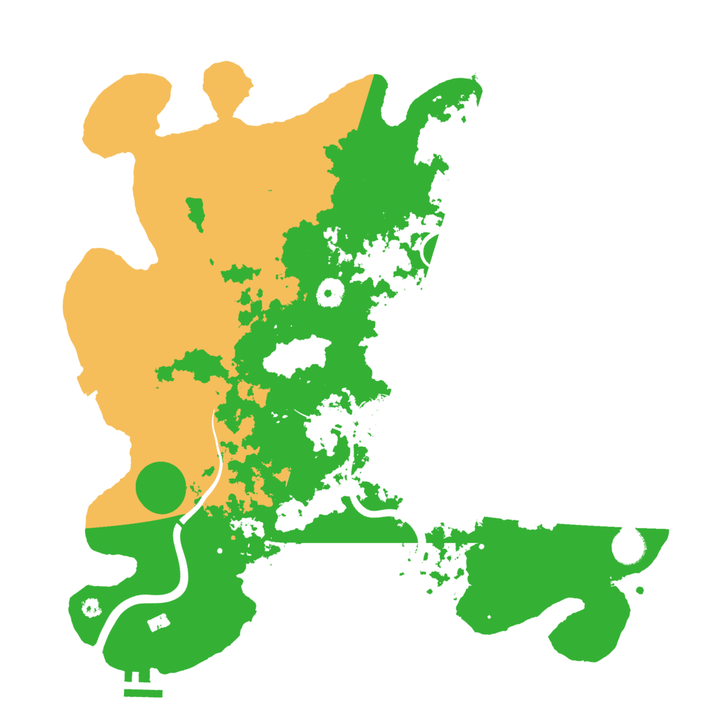 Biome Rust Map: Procedural Map, Size: 3800, Seed: 1564916393
