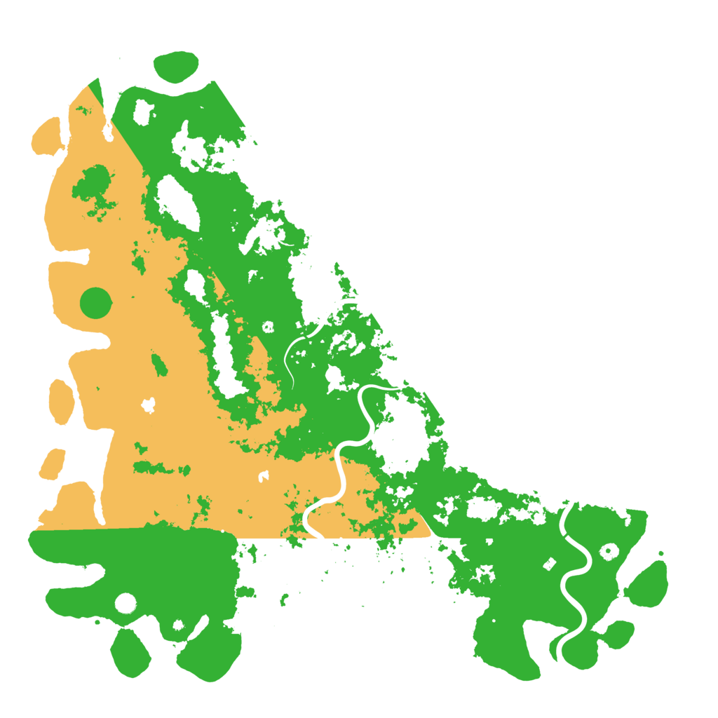 Biome Rust Map: Procedural Map, Size: 6000, Seed: 613482675