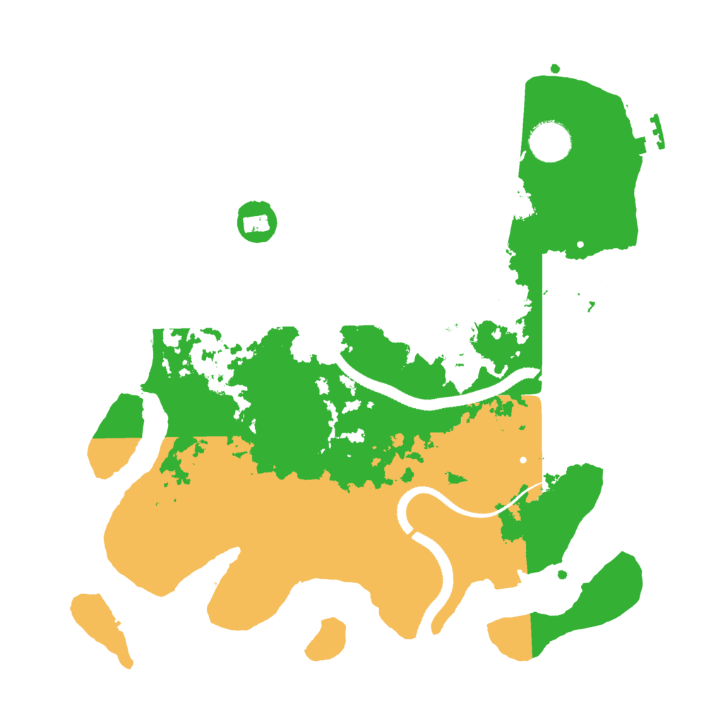 Biome Rust Map: Procedural Map, Size: 3100, Seed: 17762077