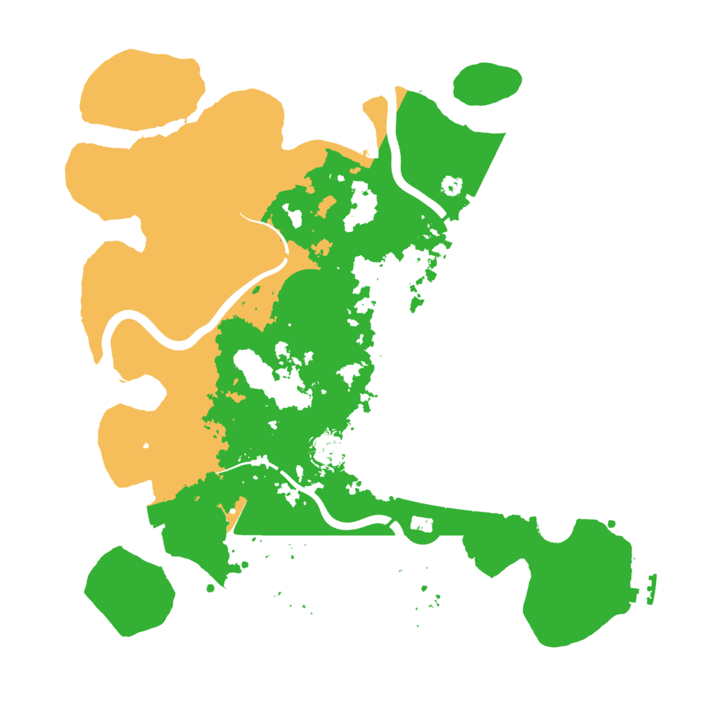 Biome Rust Map: Procedural Map, Size: 3500, Seed: 1483674940