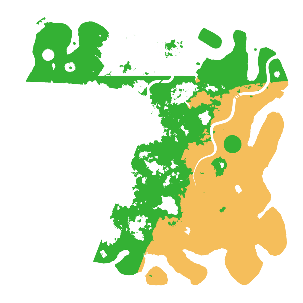 Biome Rust Map: Procedural Map, Size: 4500, Seed: 98366591