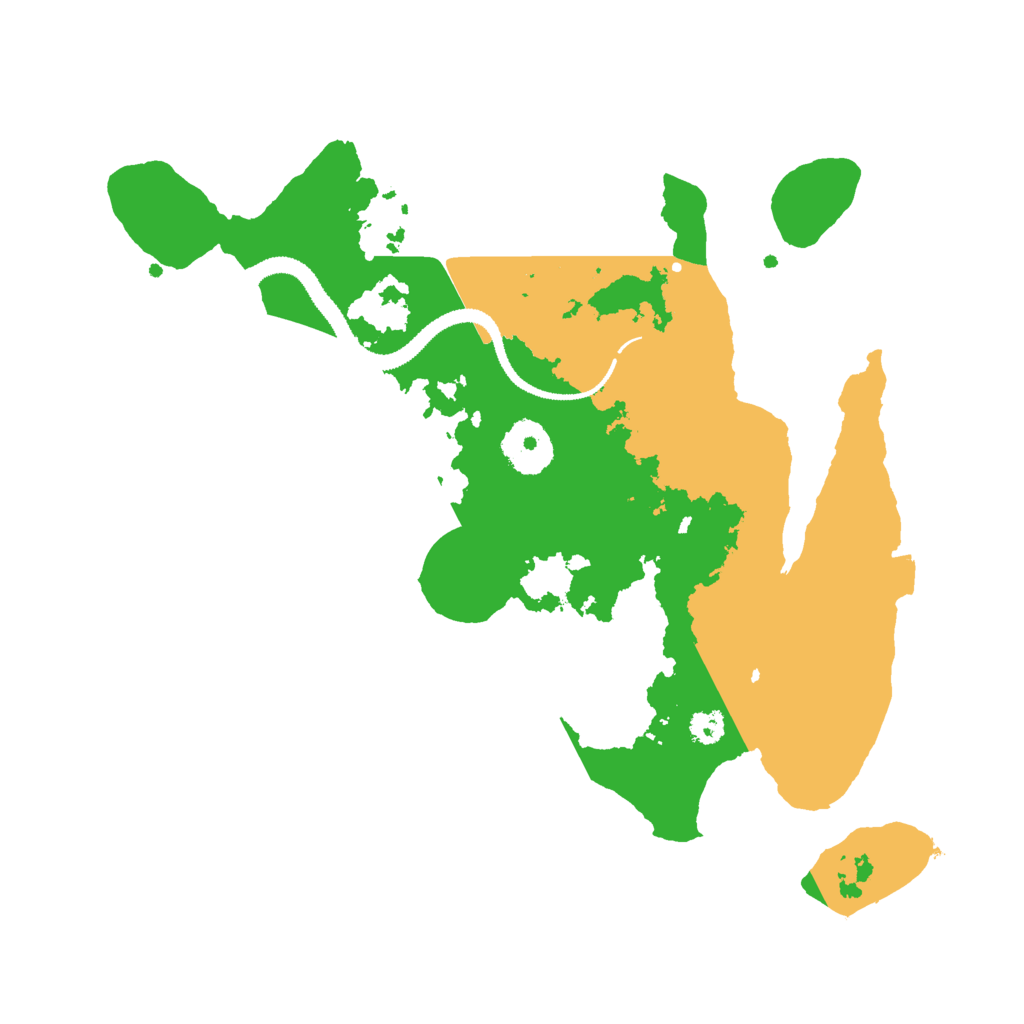 Biome Rust Map: Procedural Map, Size: 3000, Seed: 58790342