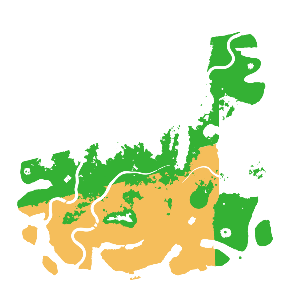 Biome Rust Map: Procedural Map, Size: 4300, Seed: 1145202720