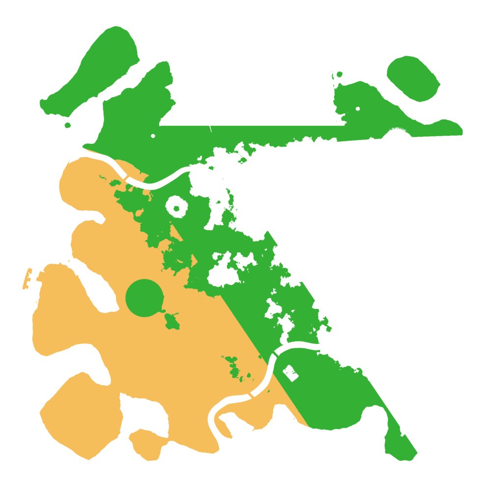 Biome Rust Map: Procedural Map, Size: 3500, Seed: 1431311925