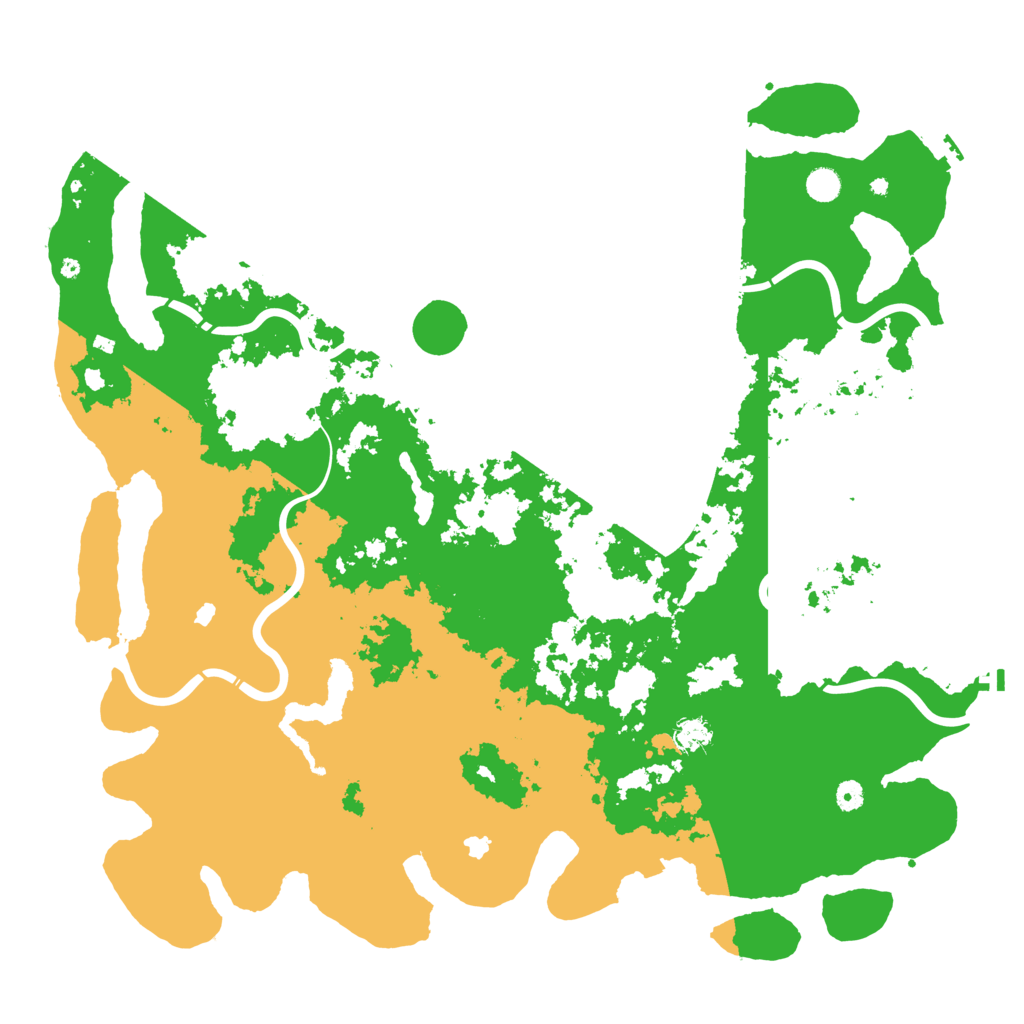 Biome Rust Map: Procedural Map, Size: 5250, Seed: 1330560669