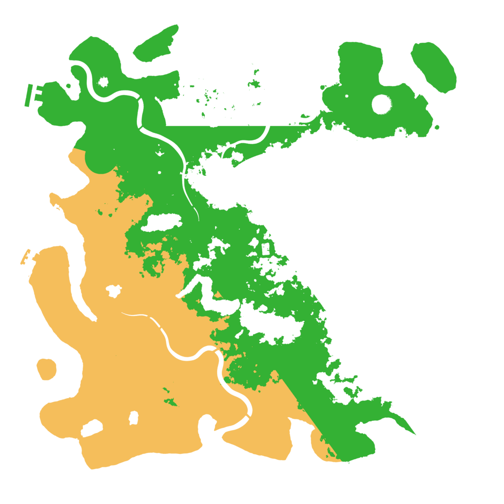 Biome Rust Map: Procedural Map, Size: 4500, Seed: 907541362