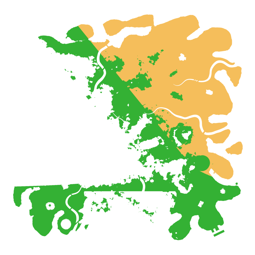 Biome Rust Map: Procedural Map, Size: 4500, Seed: 474492386
