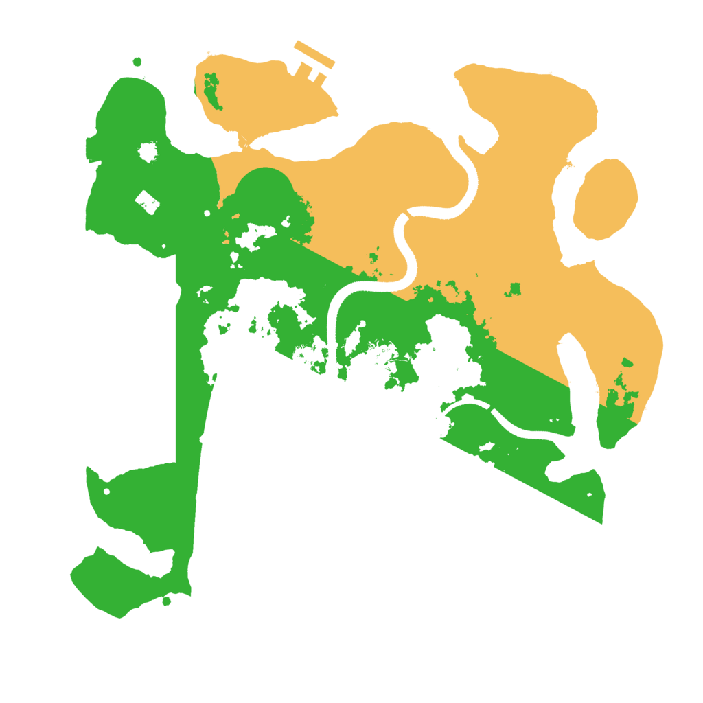 Biome Rust Map: Procedural Map, Size: 3250, Seed: 1293549487