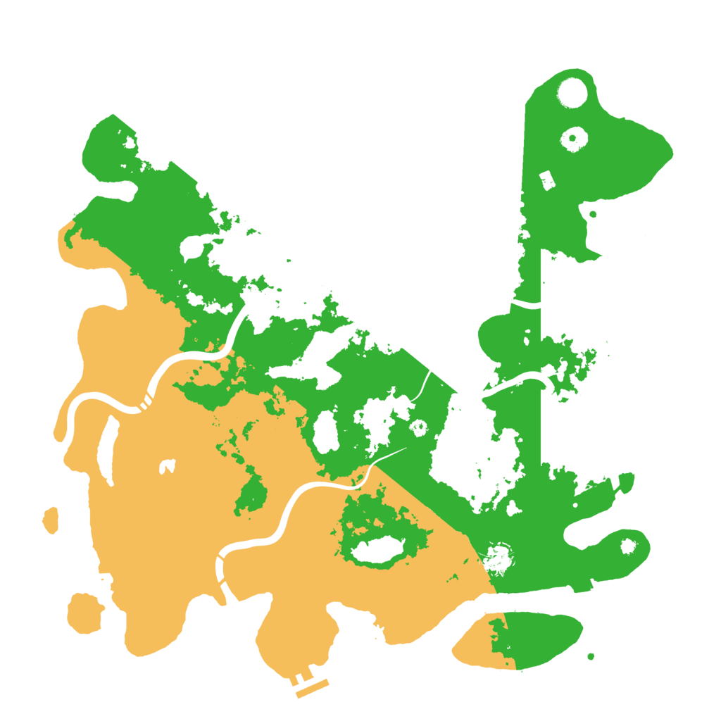 Biome Rust Map: Procedural Map, Size: 4250, Seed: 822402893