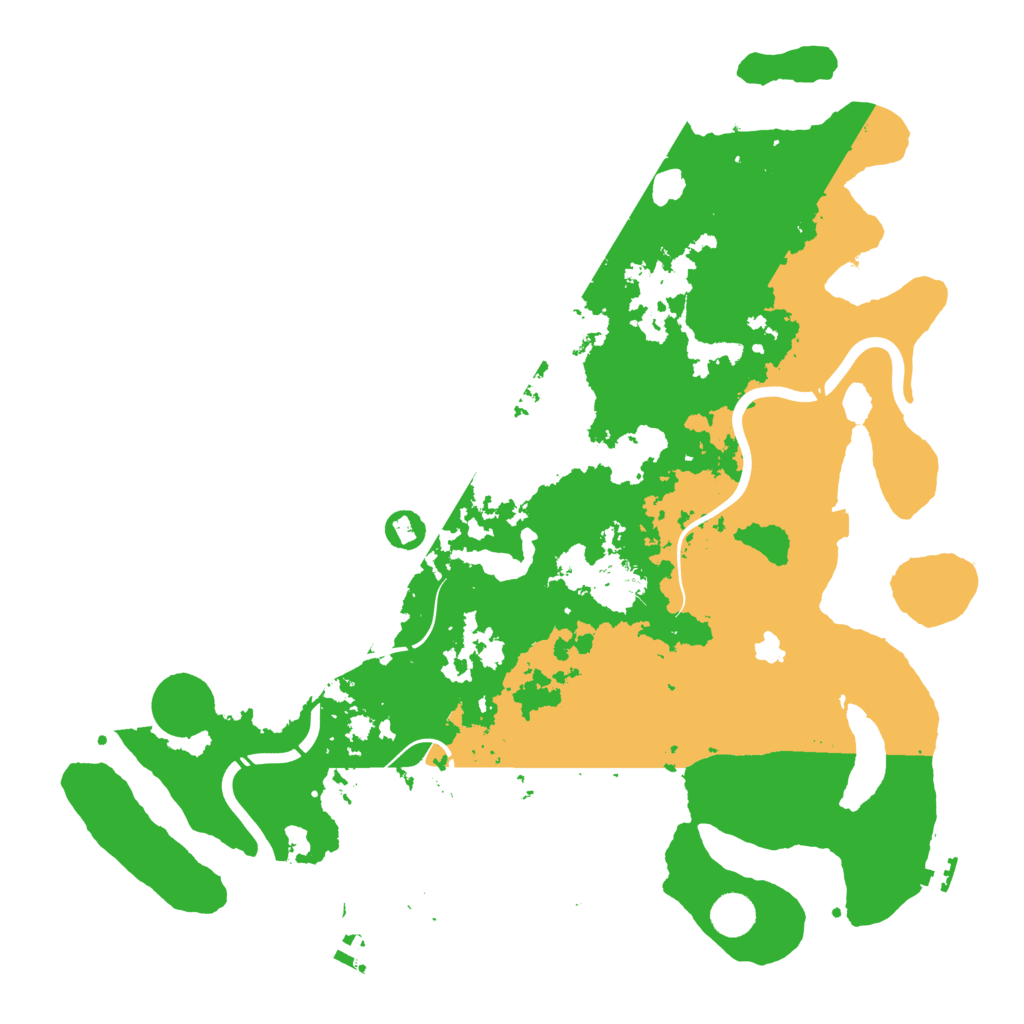 Biome Rust Map: Procedural Map, Size: 4290, Seed: 43090500