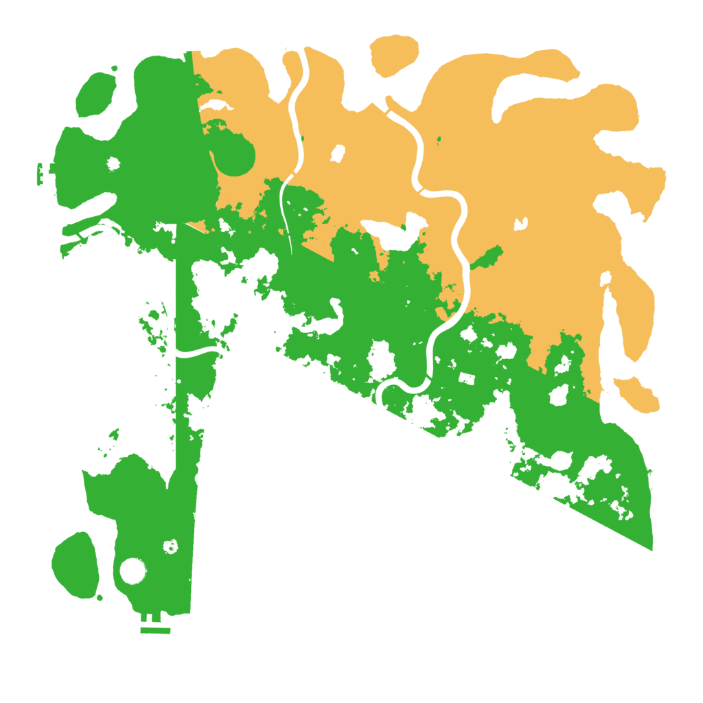 Biome Rust Map: Procedural Map, Size: 4750, Seed: 1009934485