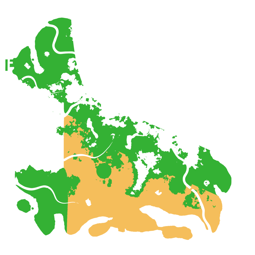 Biome Rust Map: Procedural Map, Size: 4500, Seed: 1483222586