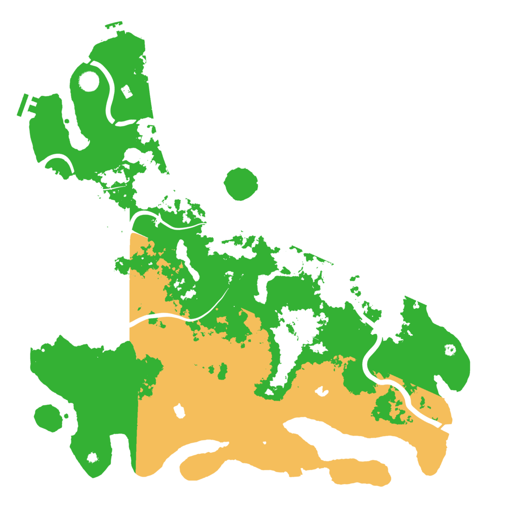 Biome Rust Map: Procedural Map, Size: 4500, Seed: 1483222586