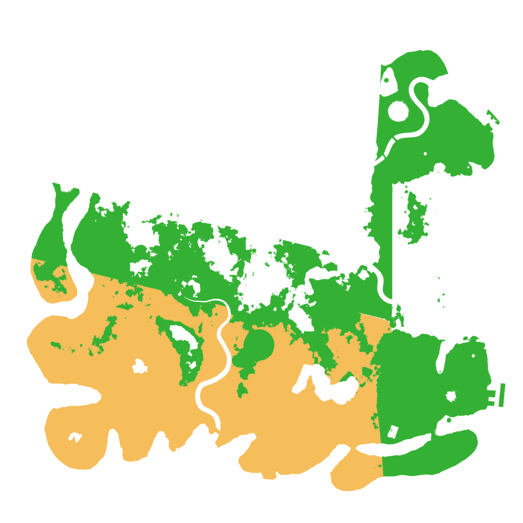 Biome Rust Map: Procedural Map, Size: 4500, Seed: 371148654