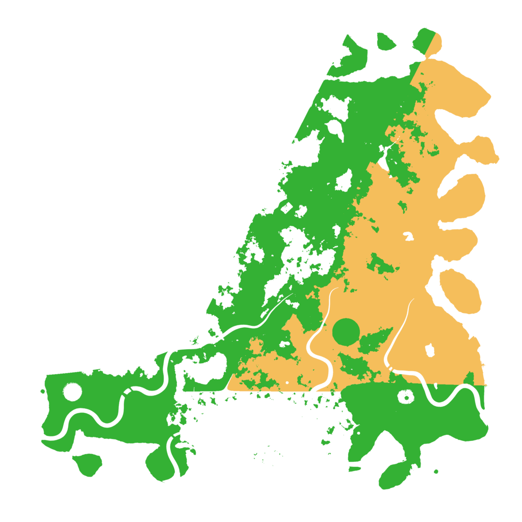 Biome Rust Map: Procedural Map, Size: 5000, Seed: 938674520
