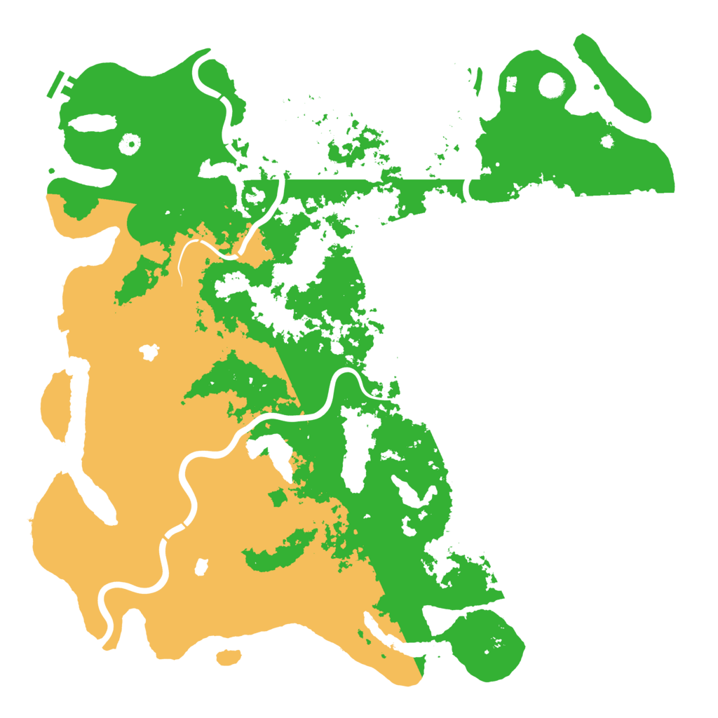 Biome Rust Map: Procedural Map, Size: 5000, Seed: 174045423