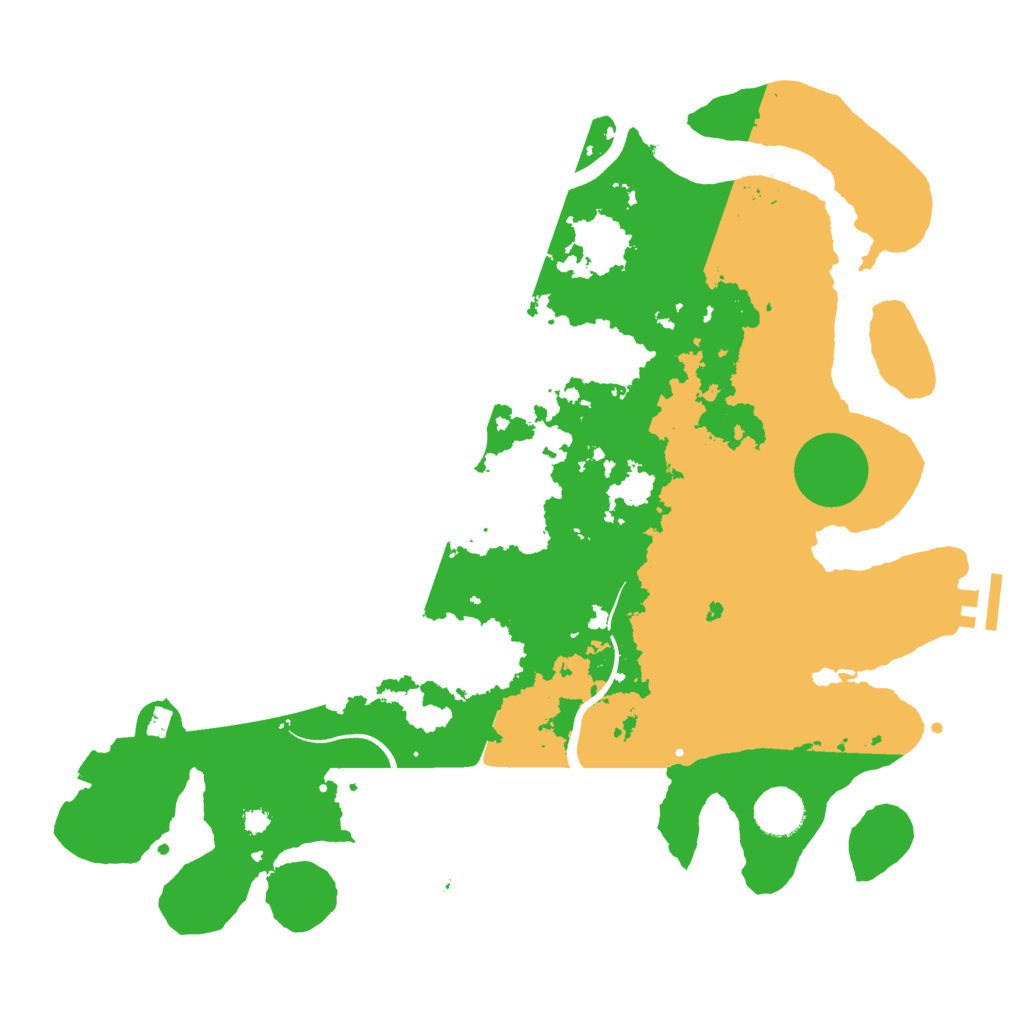 Biome Rust Map: Procedural Map, Size: 3650, Seed: 284254894