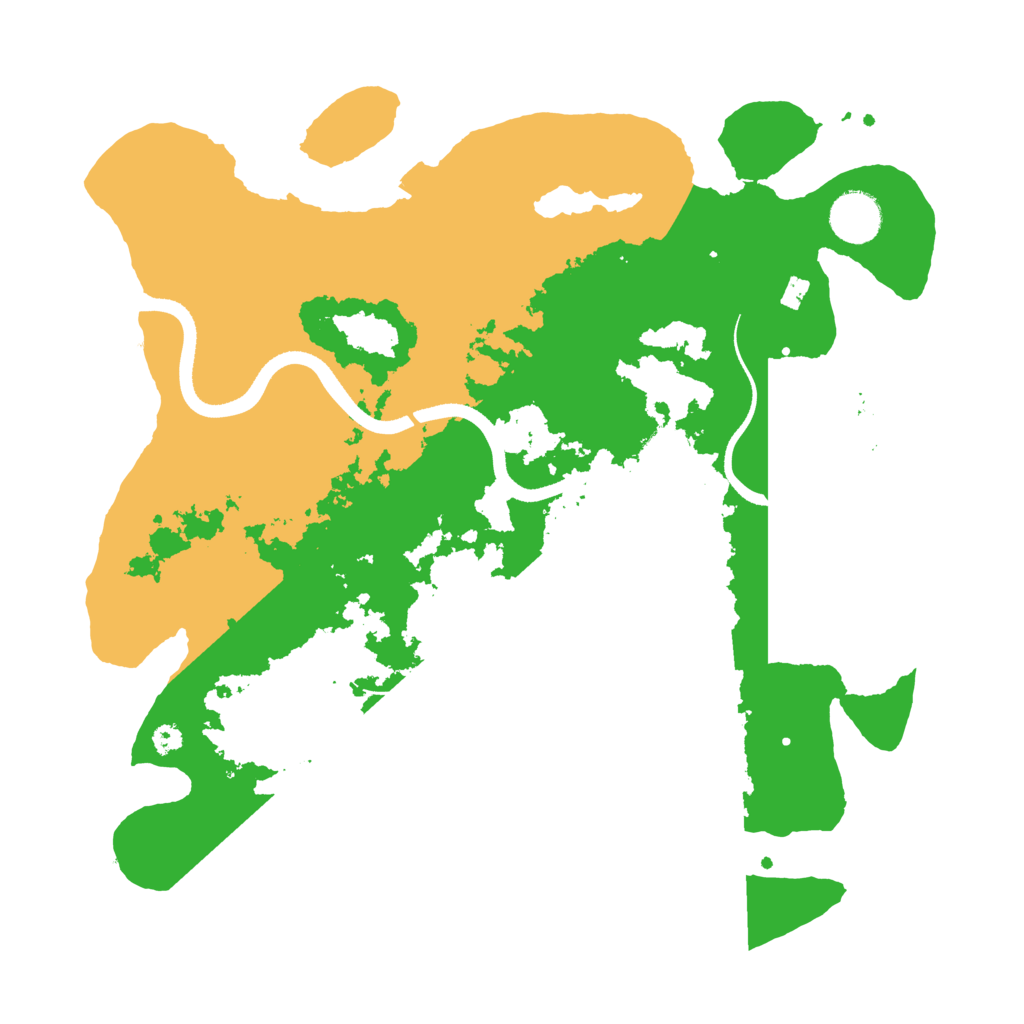 Biome Rust Map: Procedural Map, Size: 3500, Seed: 1004217879